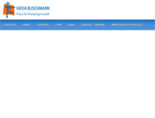 Tablet Screenshot of katja-buschmann.de
